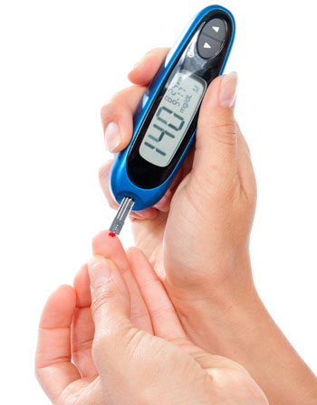 Finger Pricking Blood Test for Glucose monitoring