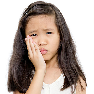 Young Girl with Toothache