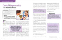 An article on dental hygiene visit from Dear Doctor magazine