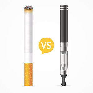 Cigarette versus E-Cigarette