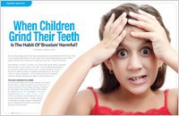 Teeth Grinding in Children Article from Dear Doctor magazine