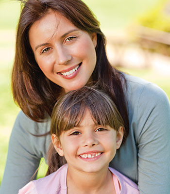 Mother and daughter who had root canal