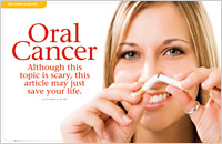 An article on oral cancer from Dear Doctor magazine