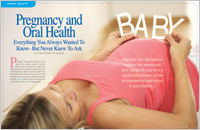 An article on pregnancy and oral health from Dear Doctor magazine