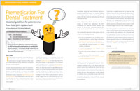 An article on premedication for dental treatment from Dear Doctor magazine