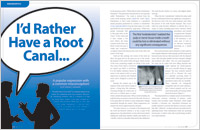 An article on root canal from Dear Doctor Magazine