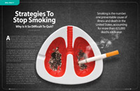 An article on strategies to stop smoking from Dear Doctor magazine
